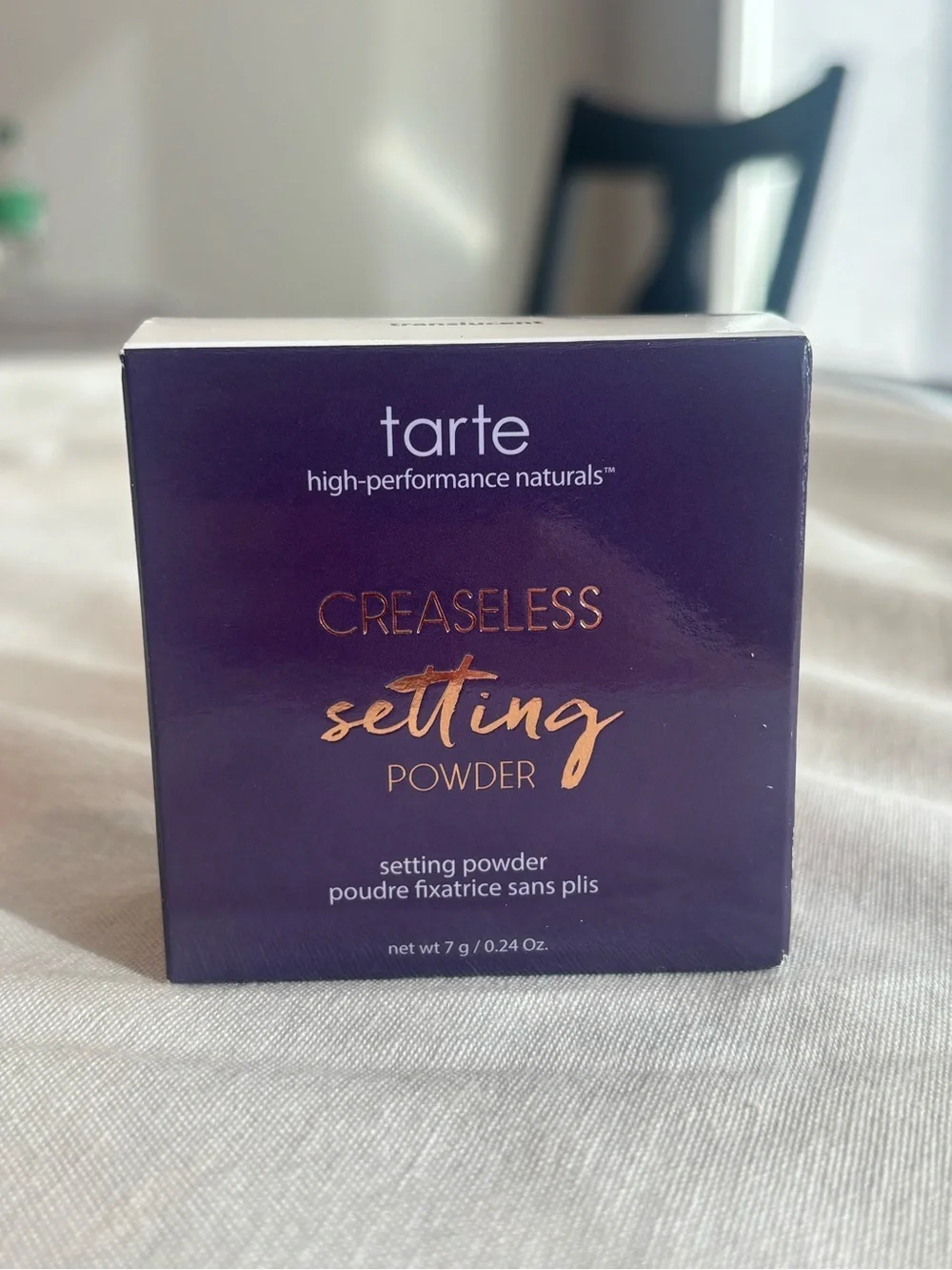 Tarte Creaseless Translucent Setting Powder Full Size NIB